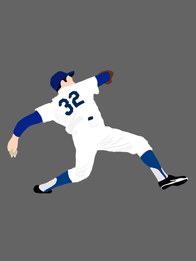 Sandy Koufax Digital Art by Roch Quint - Fine Art America