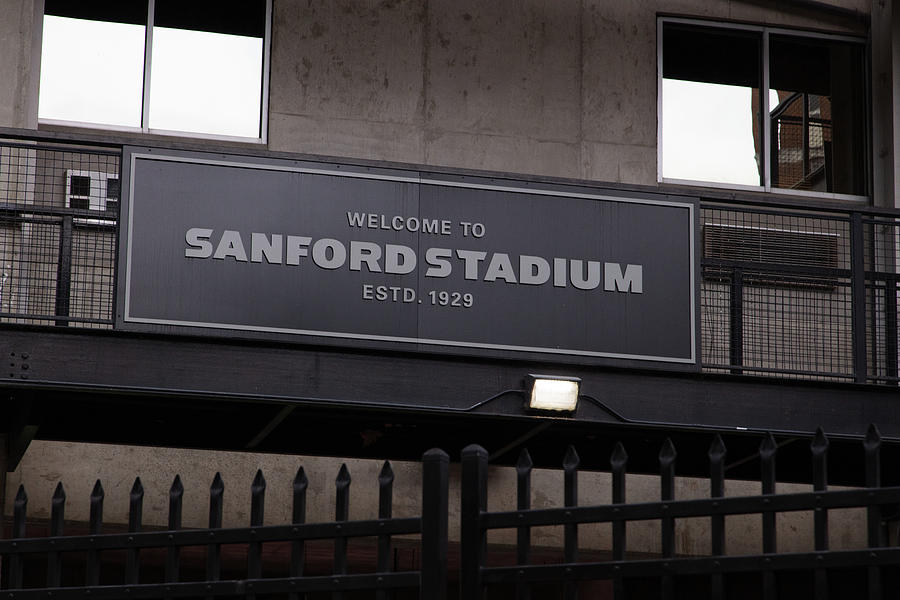 Sanford Stadium Sign At The University Of Georgia Photograph