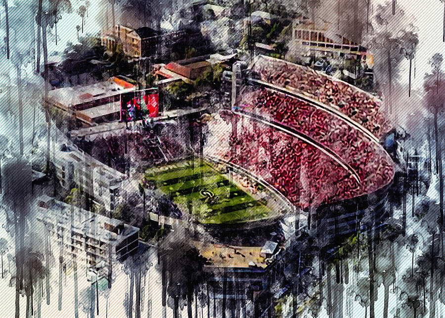 Sanford Stadium Between The Hedges Georgia Bulldogs Stadium University