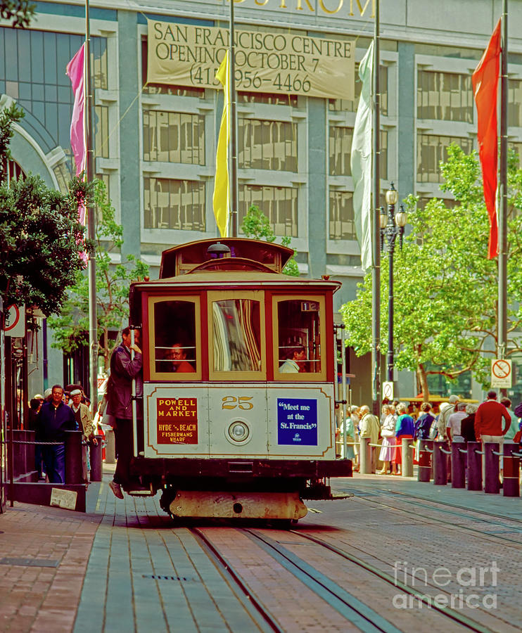 San Francisco Cable Car Powell Van Nuys and Market Photograph by Tom Jelen