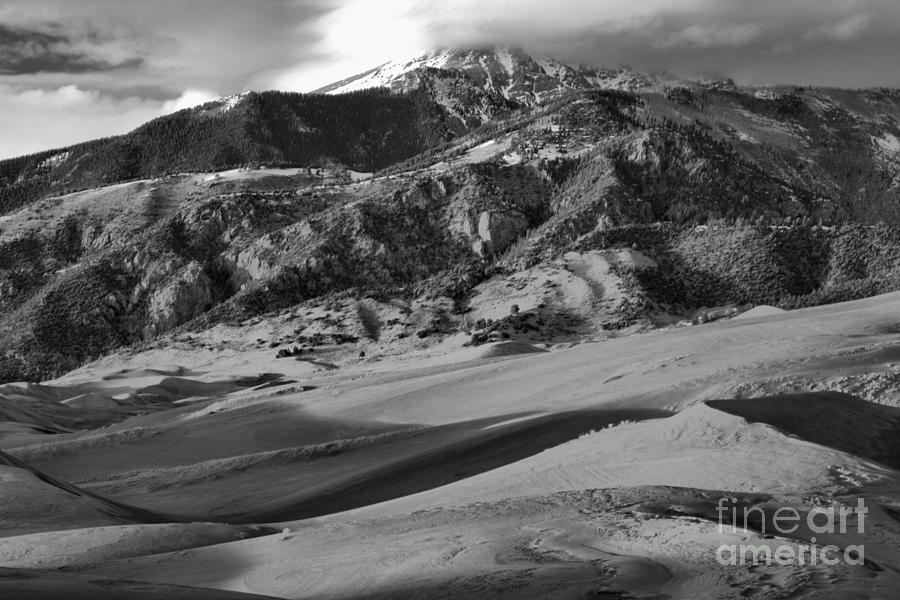 Sangre De Cristo Peaks Black And White Photograph by Adam Jewell
