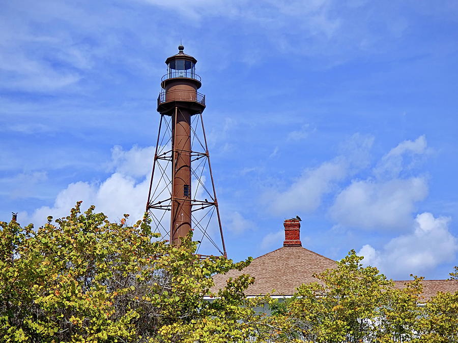 Sanibel Island Lighthouse, Florida Photograph by Lyuba Filatova
