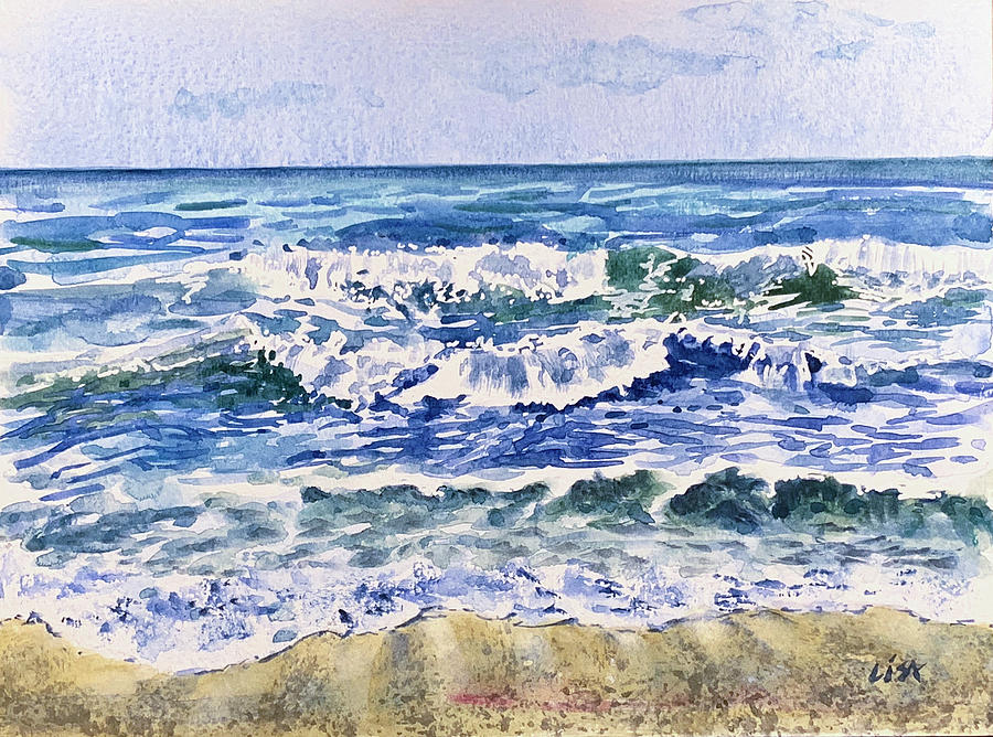 Sanibel Ocean View Painting by Lisa Tennant