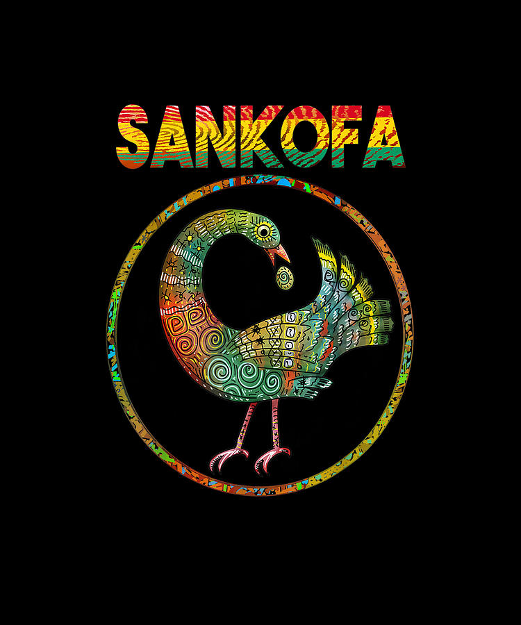 Sankofa Bird African Adinkra Symbol African History Sankofa Drawing By Yvonne Remick 