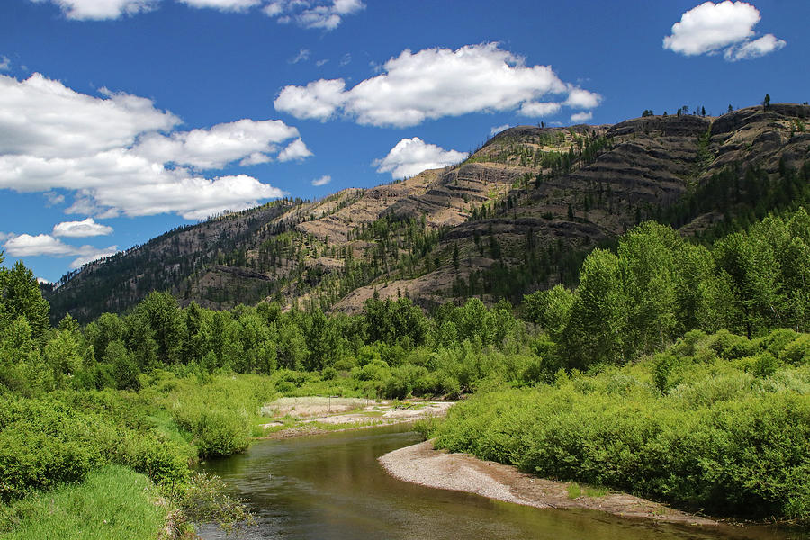 Sanpoil River in Washington Photograph by Joseph Siebert