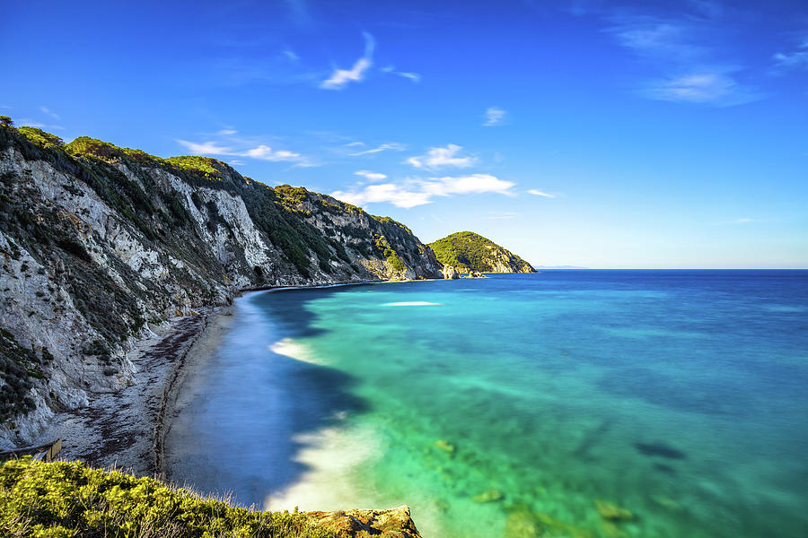 Sansone beach. Portoferraio, Elba island Photograph by Stefano Orazzini