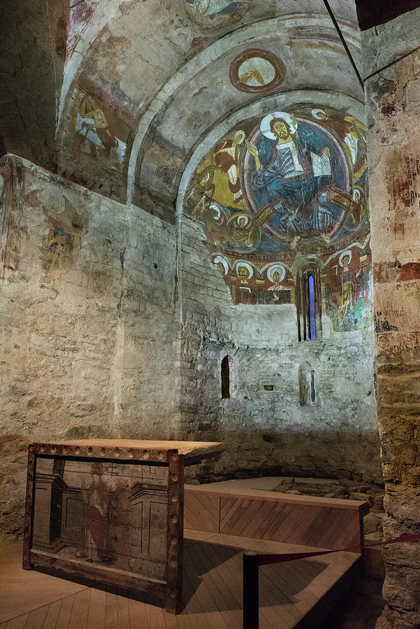Romanesque Photograph - Sant Climent de Taull church painted abse by RicardMN Photography