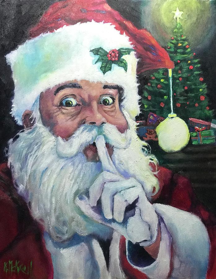 Santa 2020 Painting by Kevin McKrell