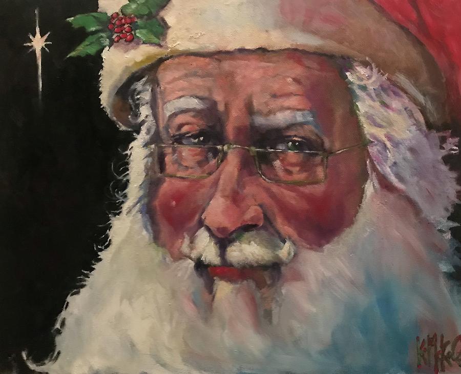 Santa 22 Painting by Kevin McKrell