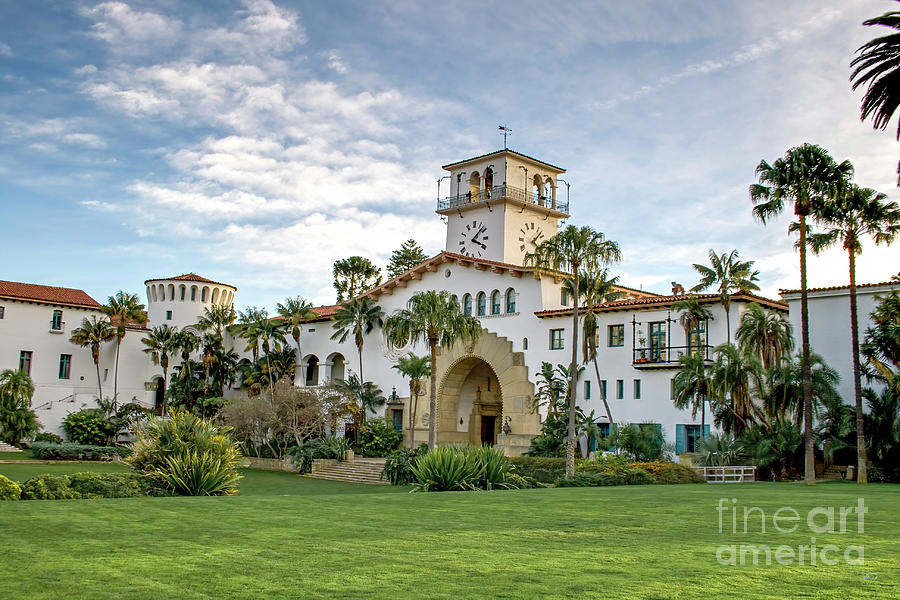 Santa Barbara County Courthouse Photograph by David Millenheft Pixels