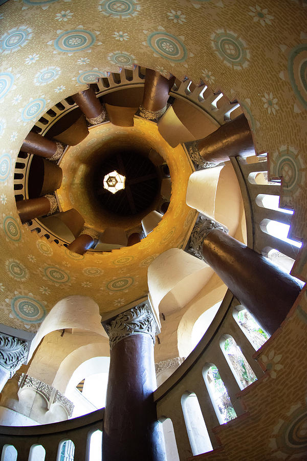 Santa Barbara Courthouse Spiral Staircase Photograph by Kyle Hanson