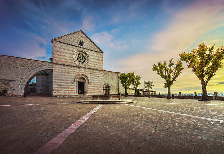 Santa Chiara church, Assisi. Italy Photograph by Stefano Orazzini
