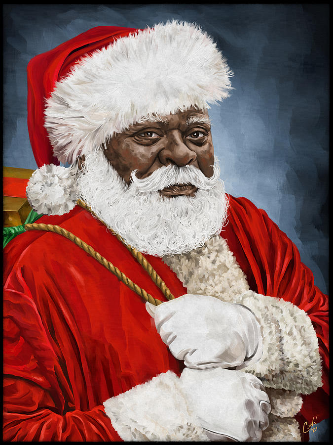 Santa Claus - 2021 Mixed Media by Shawn Conn