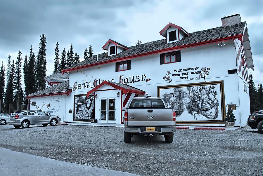 Santa Claus House - North Pole, Alaska Digital Art by Dyle Warren