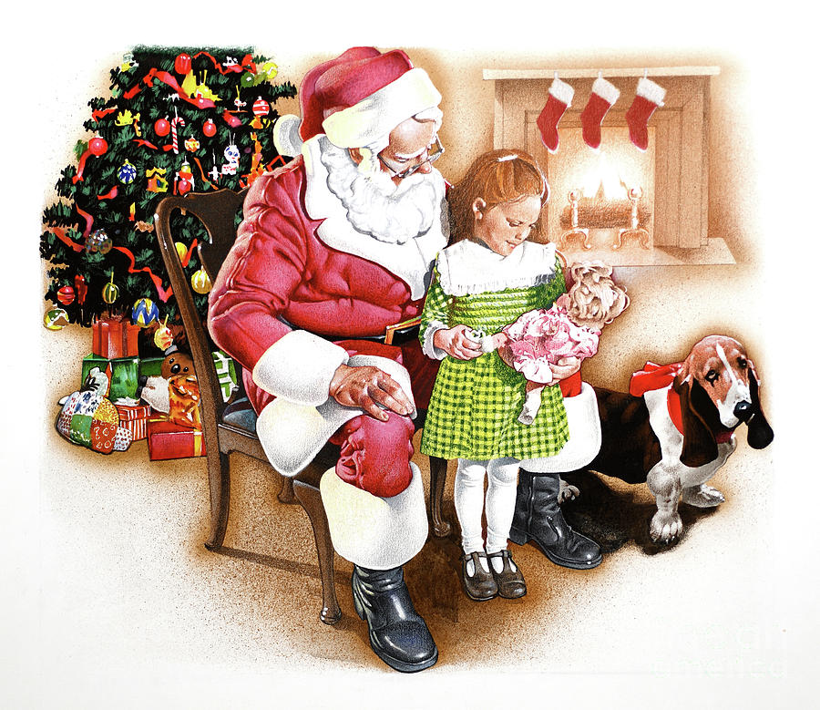 Santa Claus Painting by Jim Butcher