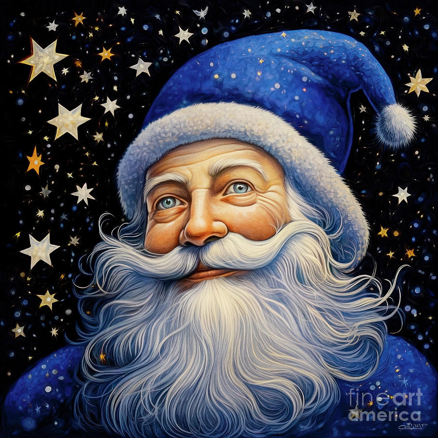 Santa Claus Digital Art by Jutta Maria Pusl