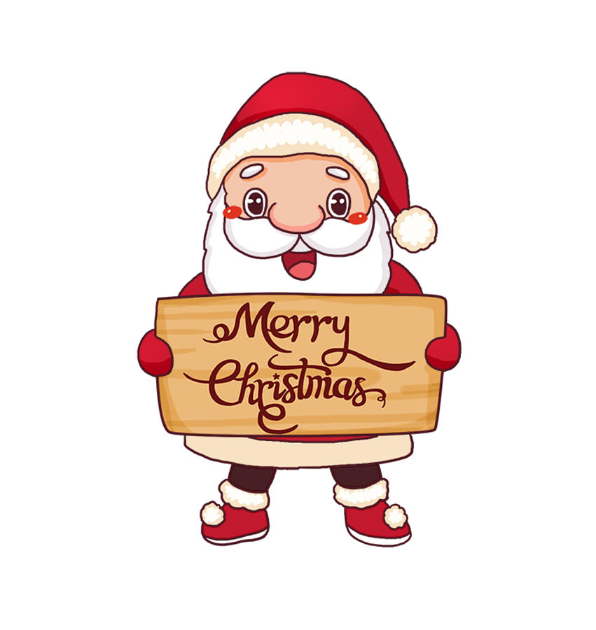 Santa Claus Digital Art - Santa Claus MERRY Christmas  by Mopssy Stopsy