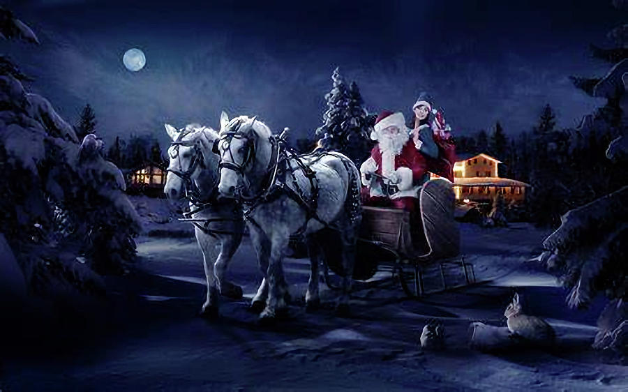 Santa Claus v2 Photograph by Robert Banach