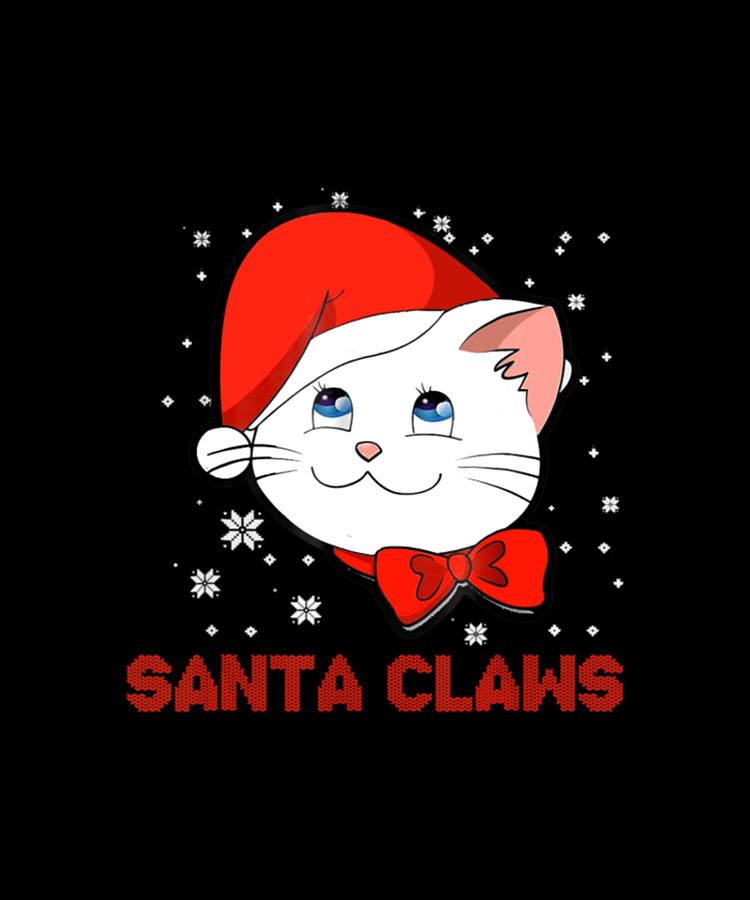 Santa Claws Cat Digital Art by Tinh Tran Le Thanh - Fine Art America