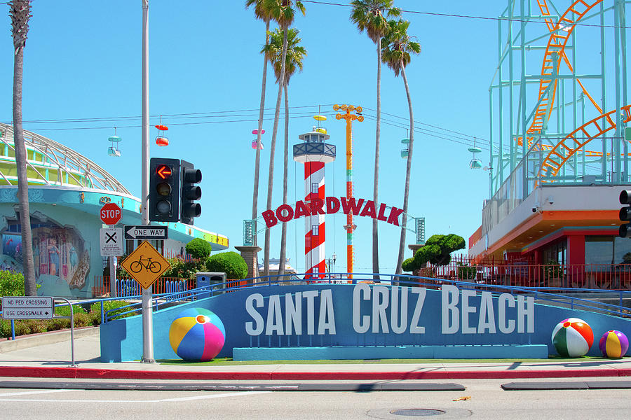 Santa Cruz Boardwalk Photograph by Patricia Dennis