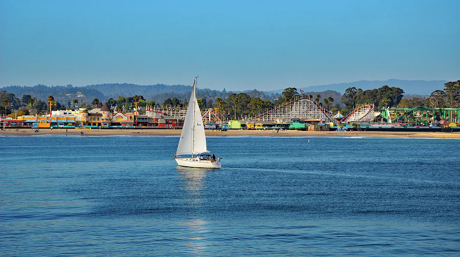 Santa Cruz Boardwalk View  Photograph by Marilyn MacCrakin
