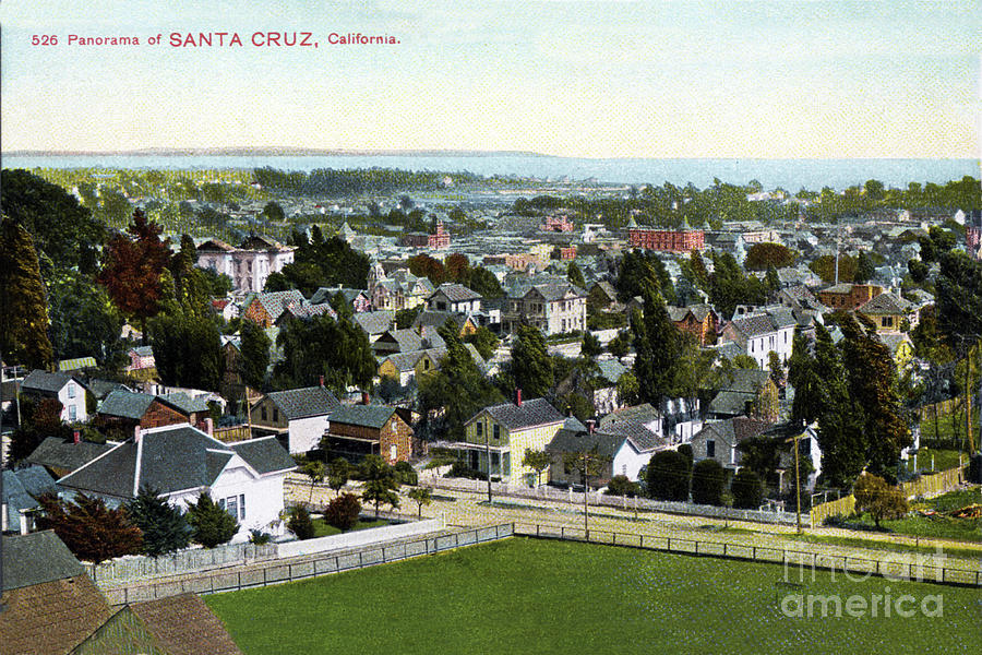 Santa Cruz Photograph - Santa Cruz  Circa 1910 by Monterey County Historical Society