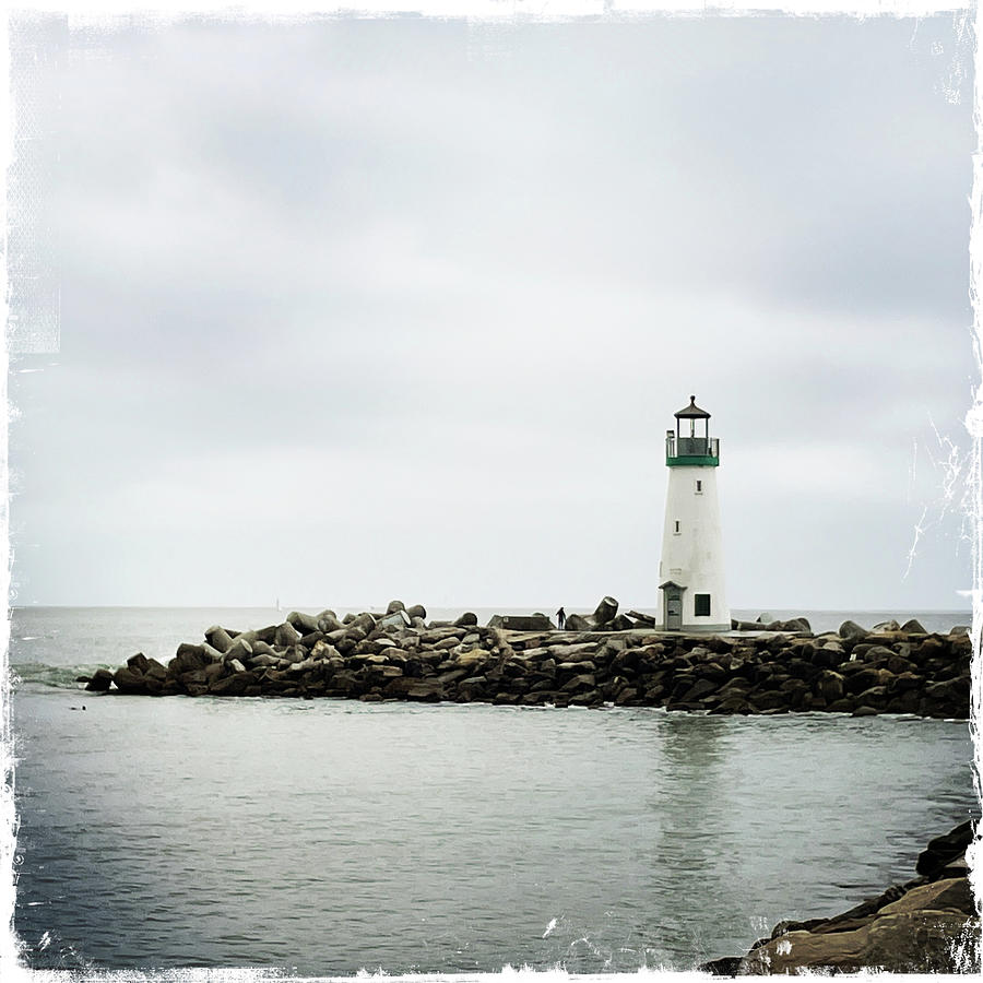 Santa Cruz lighthouse Photograph by Monica Hughes