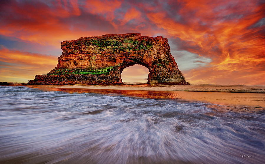 Santa Cruz Natural Bridge Photograph by Russ Harris