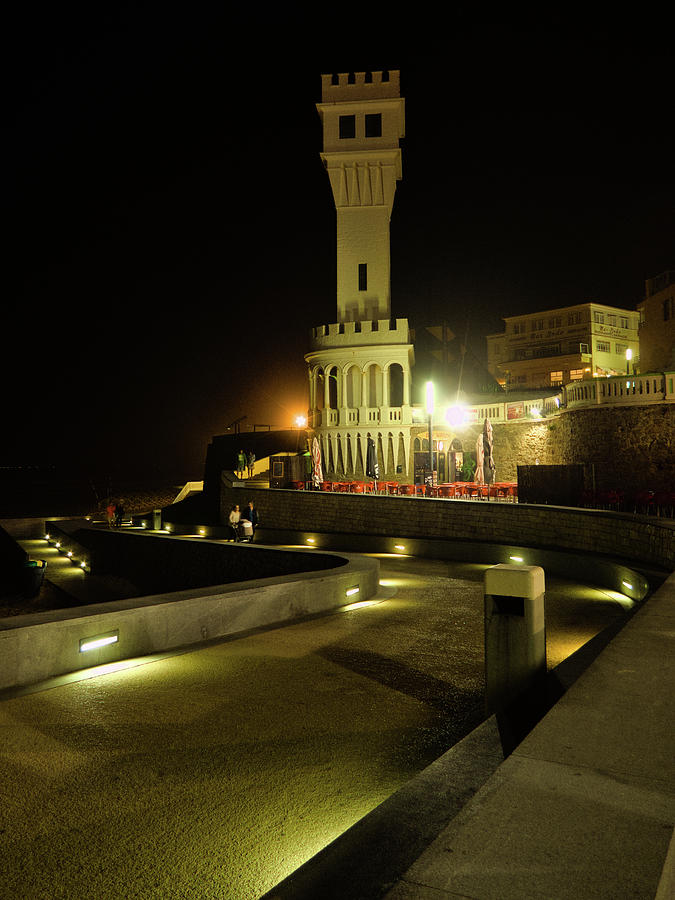 Santa Cruz Tower During Night Photograph by Angelo DeVal | Fine Art America