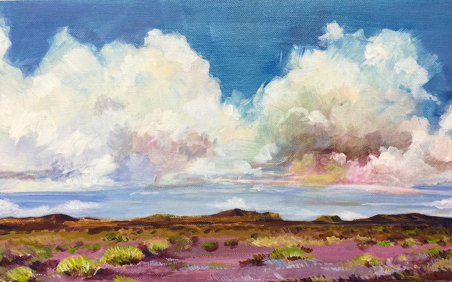 Santa Fe landscape Painting by Camille Rendal - Fine Art America