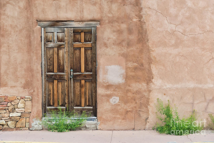 Nature Photograph - Santa Fe NM Door by Bee Creek Photography - Tod and Cynthia