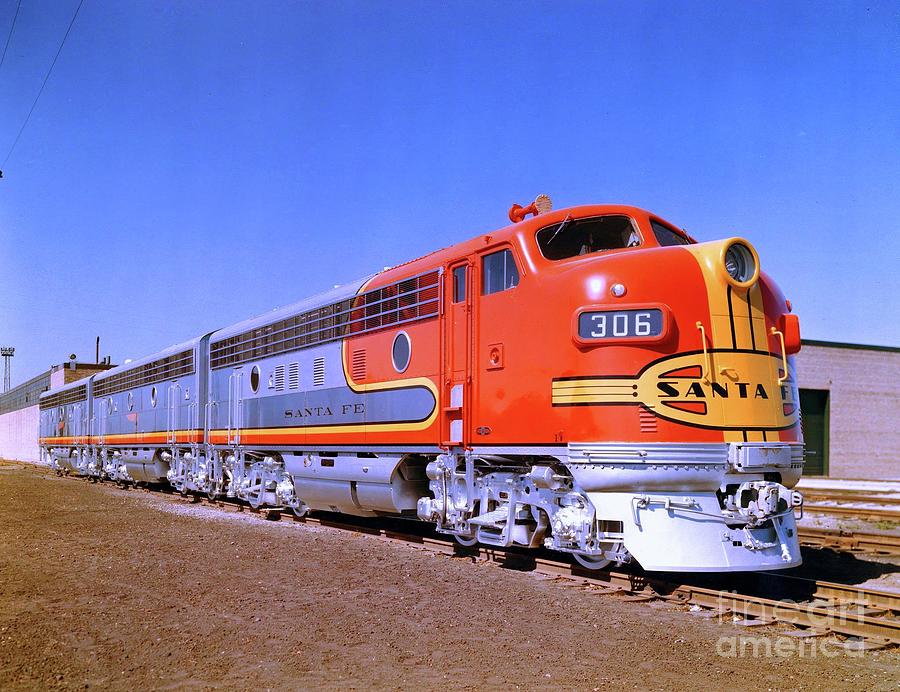 Santa Fe railroad Photograph by Thea Recuerdo