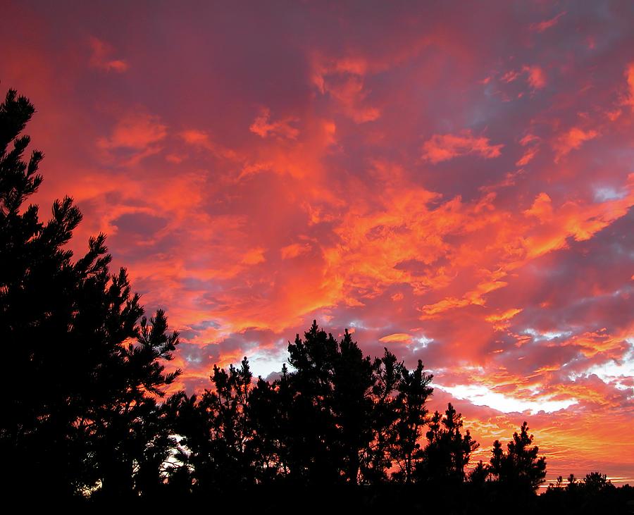 Santa Fe Sky On Fire Sunset Photograph by Rebecca Herranen
