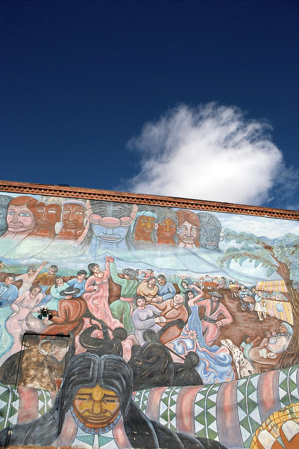 Santa Fe Wall Mural Photograph by Peter Tellone