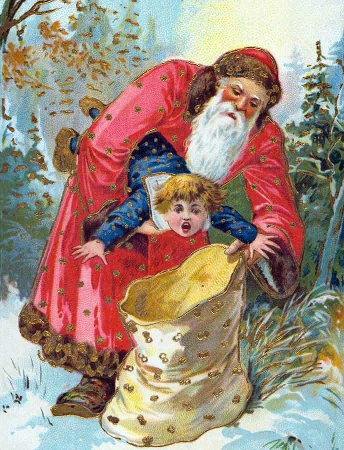 Santa Claus Digital Art - Santa is coming for a bad boy by Long Shot