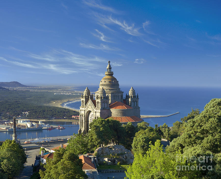 Santa Luzia basilica, Portugal Photograph by Mikehoward Photography
