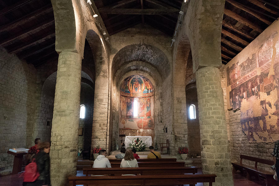 Romanesque Photograph - Santa Maria de Taull church interior by RicardMN Photography