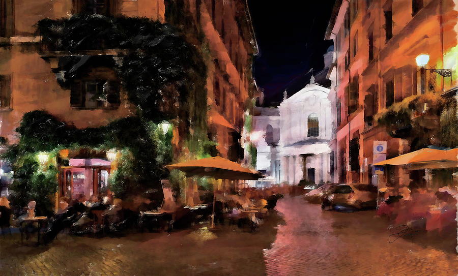 Santa Maria Della Pace, Rome Digital Art by Jerzy Czyz