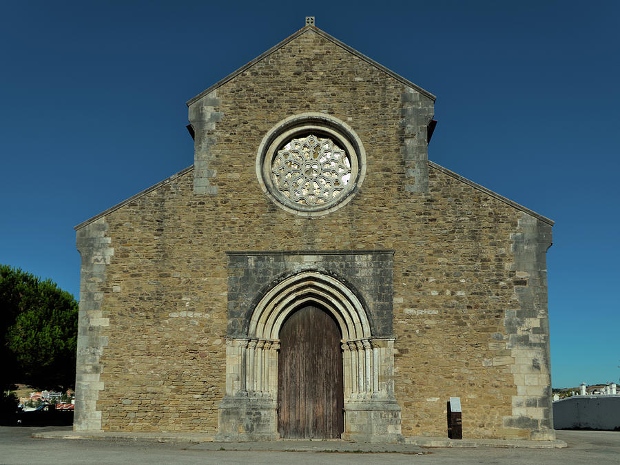 Santa Maria do Carmo church facade in Lourinha. Portugal Photograph by Angelo DeVal