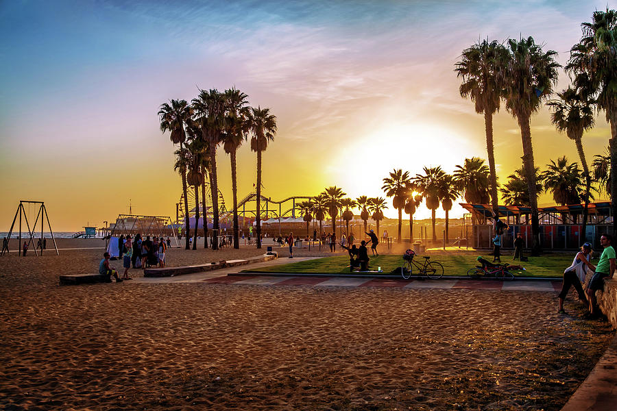 Venice Beach Photograph - Santa Monica Sandpit by Az Jackson