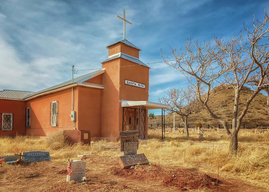 Santa Rita Cemetery - Ghost Town of Riley NM Photograph by Susan Rissi Tregoning