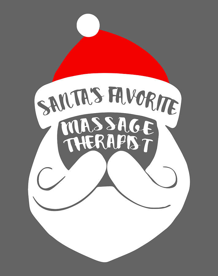 Santa s Favorite Massage Therapist Trending Graphic Tee Cool Summer T ...