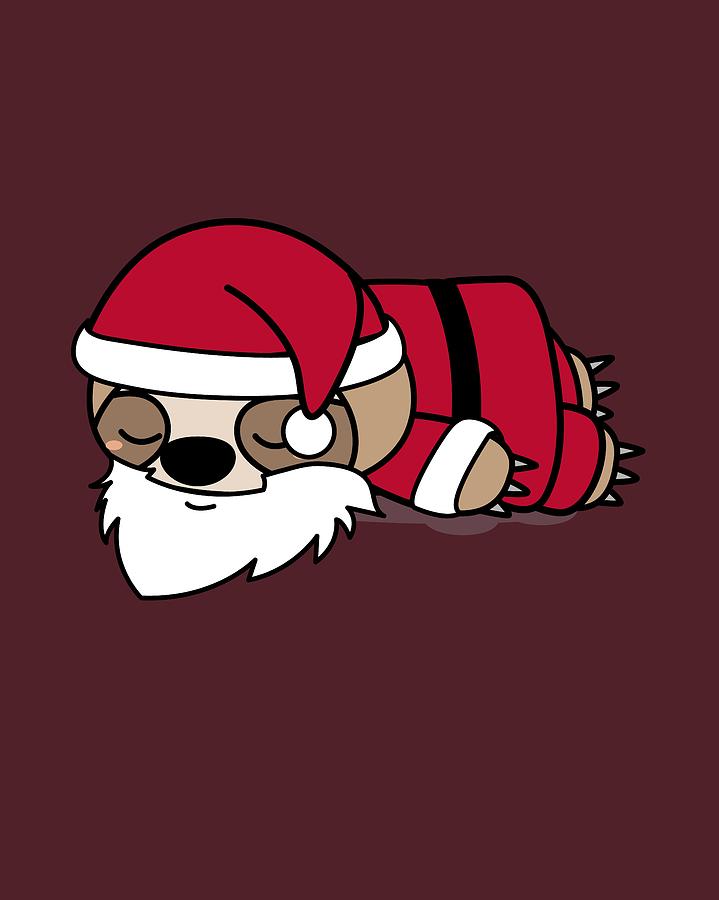 Creepy Sloth Meme Santa