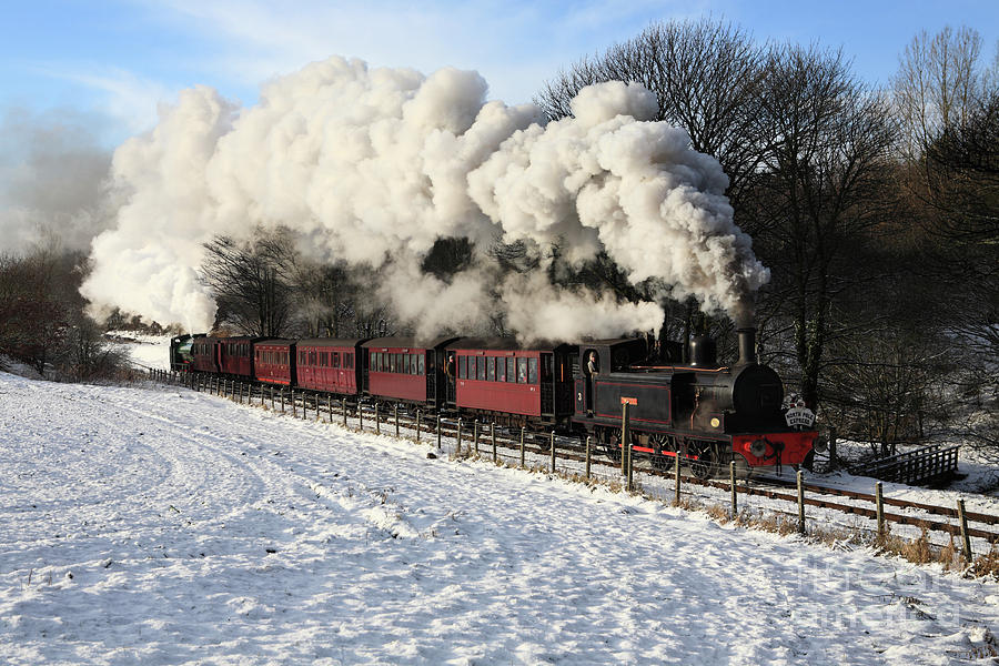 Santa Special Tanfield Railway Photograph by Bryan Attewell