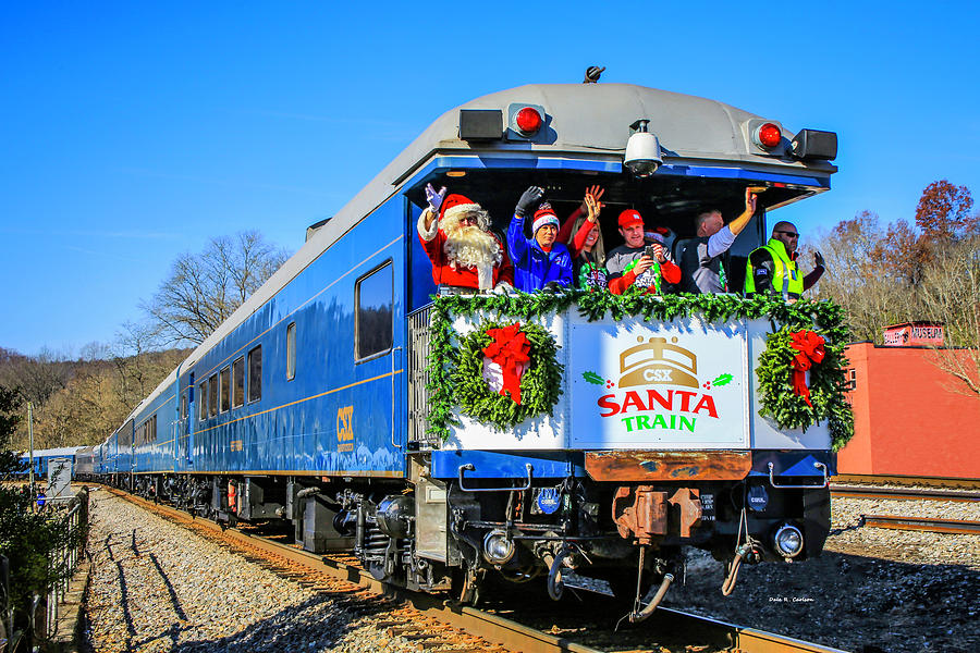 Santa Train 2018 Photograph by Dale R Carlson