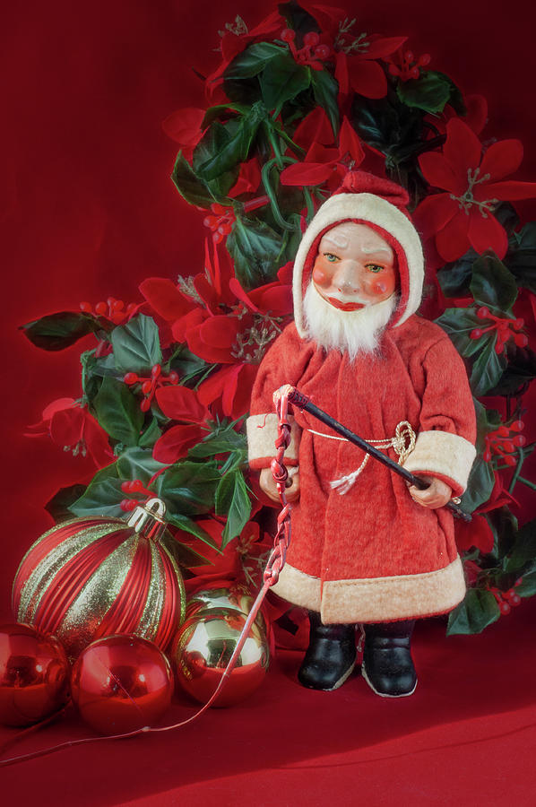 Santa With Baubles Photograph by Cordia Murphy