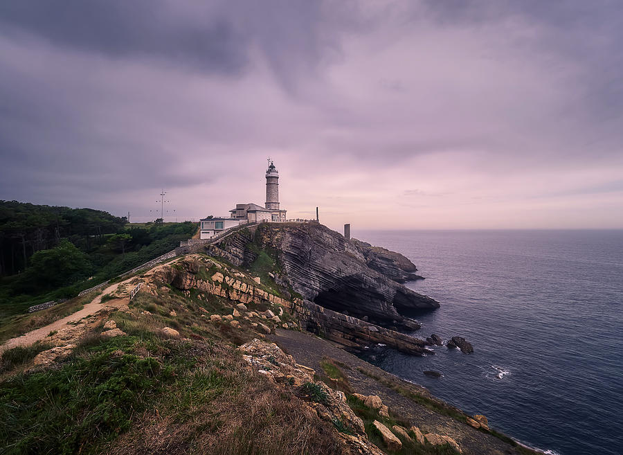 Santander Lighthouse Photograph by Maria Elena GARCIA - Fine Art America