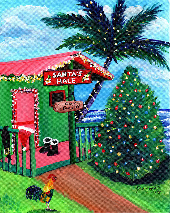 Santas Hale Painting by Marionette Taboniar