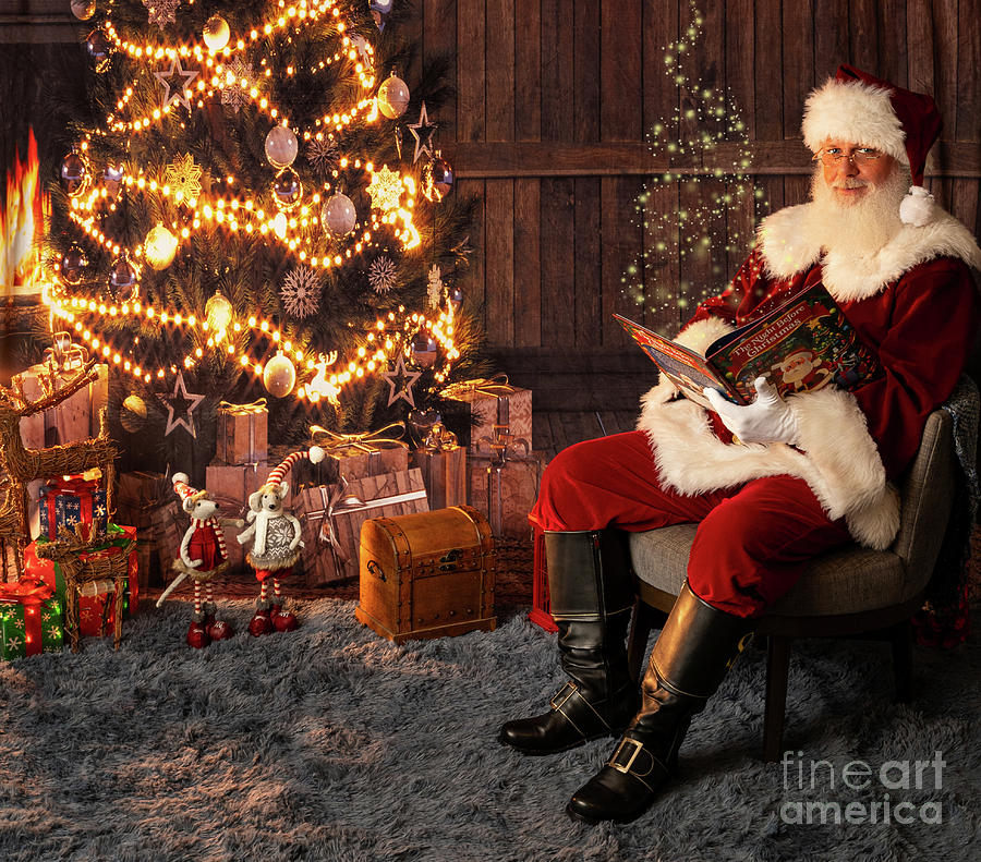 Santa's Magic Story Photograph by Kellie Prowse - Fine Art America