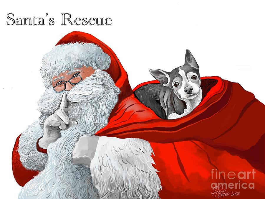 Santas Rescue Drawing